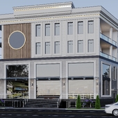 Exterior facade Residential and non-residential building