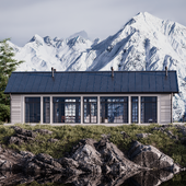 house in the mountains