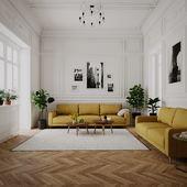 Scandinavian Livingroom Interior