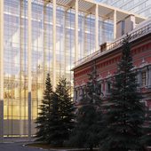 Административное здание в Москве.