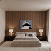 Bedroom interior | 3d visualization