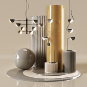 Conceptual Staging for Lighting Collection Presentation