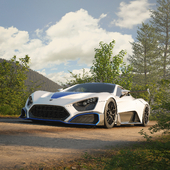 3d modeling Zenvo Tsr-S