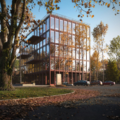 Glass Office  (сделано по референсу)