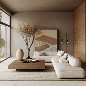 Villa interior design-living room