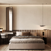 Villa interior design-bed room