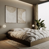Bedroom Minimalist Japandi style