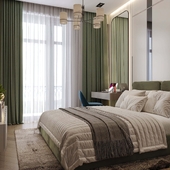 Modern Serenity: Cozy Bedroom Concept