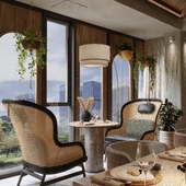 Tabit Fusion restaurant | 3d visualization