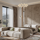 Massive neo classic bedroom