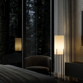 forest bedroom night