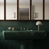 emerald bathroom (сделано по референсу)