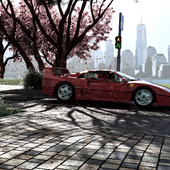 Ferrari F40(сделано по референсу)