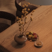 Дом у леса. Кухня-гостиная.