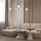 Флиппинг квартиры, гостиная в ЖК HeadLiner