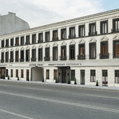 Дизайн фасада Доходного дома Расторгуевых в Москве