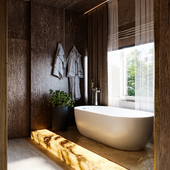 Санузел в загородном доме