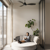 Девочка слушает музыку (не Ларисы Долиной)