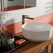 Дизайн и вузуализация ванной на мансардном этаже.