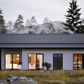 Небольшой загородный домик