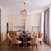 Neoclassical style kitchen