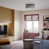 Визуализация гостиной