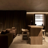 Комната отдыха на цокольном этаже.