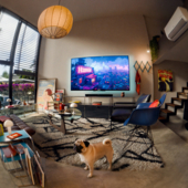 Интерьер гостиной первого этажа