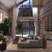 Гостиная и столовая