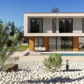 Загородный дом в стиле лофт (сделано по референсу)