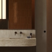 Мастер санузел в доме.