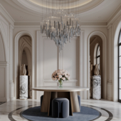 Classical entrance hall design