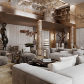 Дизайн гостиной и кабинета