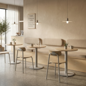 Стул G002 + стол PS108, тумба пристенная "мягкая зона" + бренда KHVC собственного производства