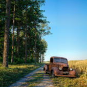 Старый пикап