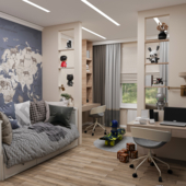 Детская комната для двух мальчиков