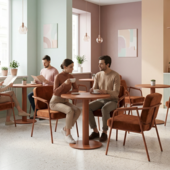 Стул ST002 + стол PS108 бренда KHVC