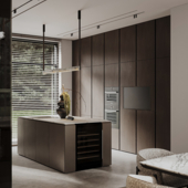 Kitchen zone from HOUSE OF VERKHNIE VESHKI