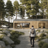 Forest house