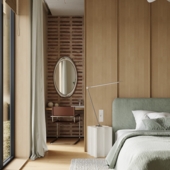 master bedroom in a private house