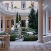 Patio. Three Graces