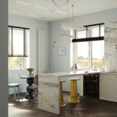 BLUE | Townhouse interior design