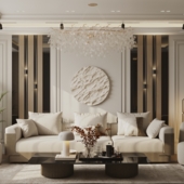 Living Room Design (16.6m²)