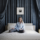 Blue bedroom