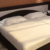 Кровать с прикроватными тумбами