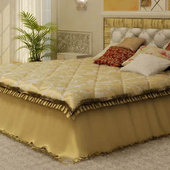 Bed in the classic style