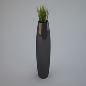 Decor vase Black