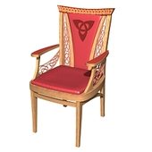 стул в псевдоскандинавском стиле