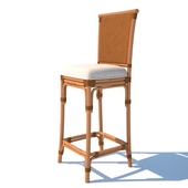 барный стул из ротанга