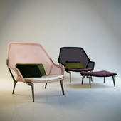 Slow Chair & Ottoman, Vitra